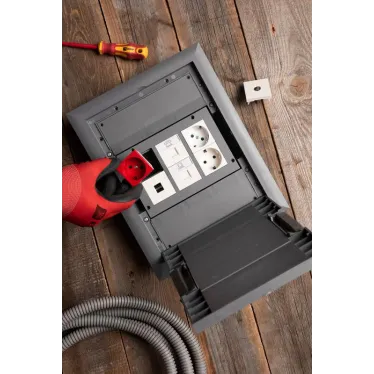 Лючок напольный C-Line 12 (с приборной рамкой)