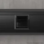 Avanti Инвертор одноклавишный модульный Черный квадрат 2 модуля (Переключатель сх.7)