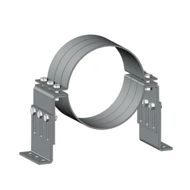 Опора неподвижная Г-образная, толщ. 6,0 мм, гальван. цинк