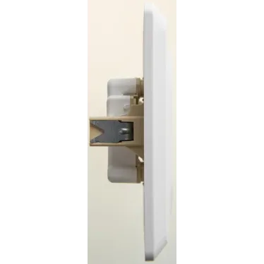 ЭТЮД Розетка двойная скрытой установки без заземления без шторок 16А 250B, белый