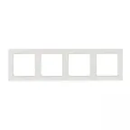 Стокгольм Рамка 4-местная белая