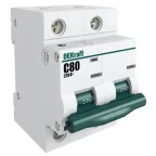 Выключатель автоматический двухполюсный 100А С ВА-201 10кА