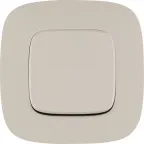 Valena ALLURE Переключатель 10АХ 250В с лицевой панелью Безвинтовые зажимы Слоновая кость