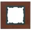 Рамка на 1 пост, S82N, окалина - графит (металл им.)