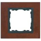 Рамка на 1 пост, S82N, окалина - графит (металл им.)