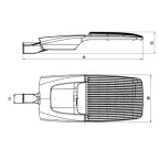Светильник FENIX LED 240 (W) 2700K