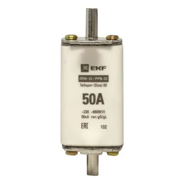 Вставка плавкая ППН-33 160/50А габарит 00