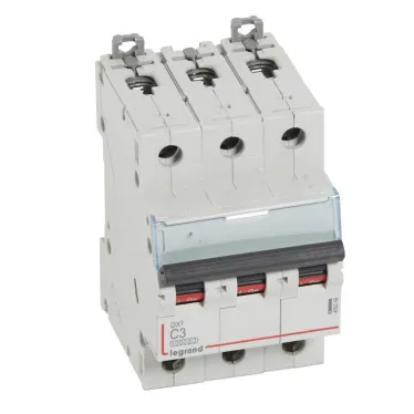 Выключатель автоматический трехполюсный 3А C DX3 10kА/16kА