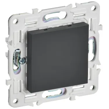 SKANDY Заглушка с суппортом SK-C01G графит IEK