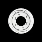 Светильник светодиодный ДВО-15W встраиваемый под лампу GX53 декоративный AL33 белый без лампы