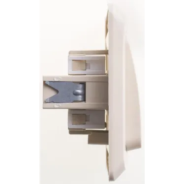 ЭТЮД Выключатель двухклавишный скрытый бежевый сх.5