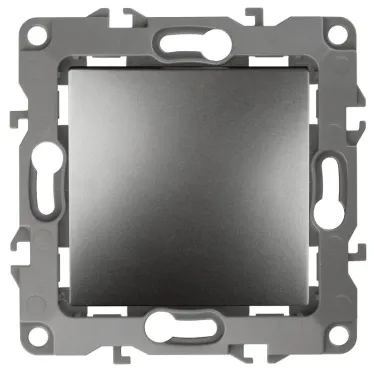 Переключатель, 10АХ-250В, Эра12, графит,12-1103-12