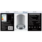 Светильник ДПО GU10 без лампы белый хром