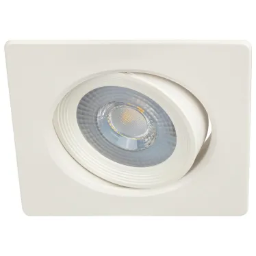 Светильник светодиодный квадратный поворотн. LED SMD 5W 4000K, белый KL LED 21A-5 4K WH ЭРА