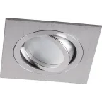 Светильник ИВО-50w G5.3 поворотный квадратный хром