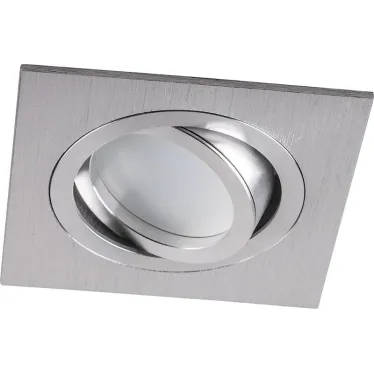 Светильник ИВО-50w G5.3 поворотный квадратный хром