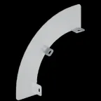 Перегородка SEP для углов CD 90 H50, в комплекте скрепежными элементами и необходимыми для монтажа