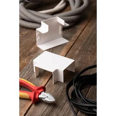 Угол T-образный (60х40) (4 шт) Plast PROxima белый