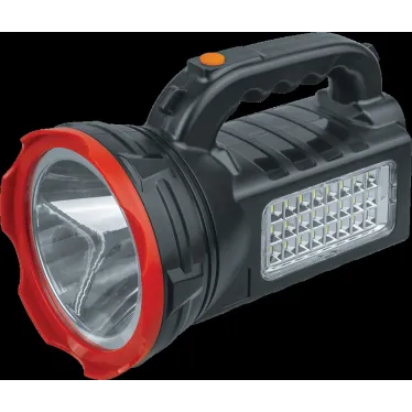Фонарь светодиодный NPT-SP27-ACCU Прожектор кемпинг 1LED 3Вт+24LED 3Вт аккумулятор 4,4В 3Ач