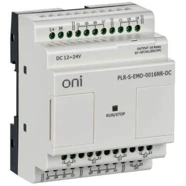 Логическое реле PLR-S . Модуль расширения 16 каналами релейного вывода. Напряжение питания 12-24 В DC