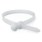 Хомут P6.6 с монтажным отверстием M4, белый 3,6x15 (100 шт./упак)