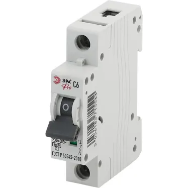 Выключатель автоматический PRO NO-901-47 ВА47-63 1P 6А кривая C 6кА ЭРА