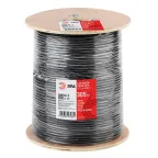 Витая пара U/UTP Cat5e 4x2x24 AWG CU PE + ТРОС OUTDOOR 305 м