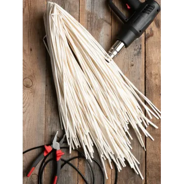 Трубка термоусаживаемая ТУТ нг 2/1 белая в отрезках по 1м PROxima