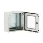 Корпус навесной уличный ST Outdoor с М/П с прозрачной дверью ВxШxГ 400x400x200 мм, IP66