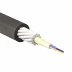 Кабель волоконно-оптический. центральный модуль. бронированныйпластиковыми прутками. для прокладки в грунт. нг(А)-HF. 8 ОВ. категорияOS2 (G.652.D) диэлектрический. 8 кН