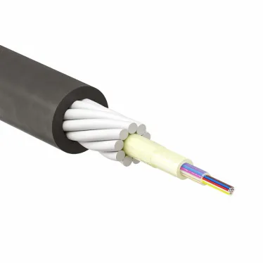 Кабель волоконно-оптический. центральный модуль. бронированныйпластиковыми прутками. для прокладки в грунт. нг(А)-HF. 8 ОВ. категорияOS2 (G.652.D) диэлектрический. 8 кН