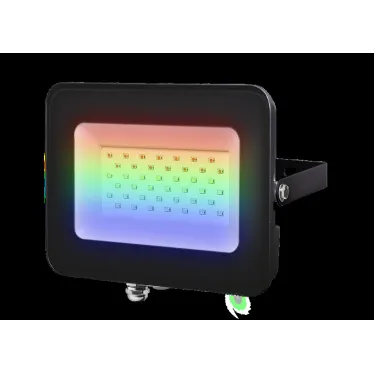 Прожектор светодиодный ДО-30w RGB IP65 черный корпус