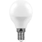 Лампа светодиодная LED 9вт Е14 дневной матовый шар