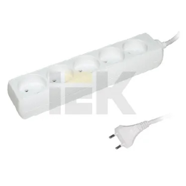 Удлинитель У5 5 мест 2Р/3метра 2х0.75мм.кв 10А/250