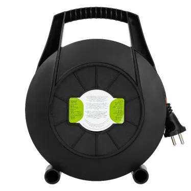 Удлинитель силовой BPx-4-2x0,75-10m в закрытом корпусе без заземления с выключателем 4 розетки 10м ПВС 2x0,75мм2 6А