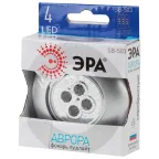 SB-503 Фонарь пушлайт Аврора [4xLED, 3xAAA, серебристый, 1шт в кор] (60/240/1920)