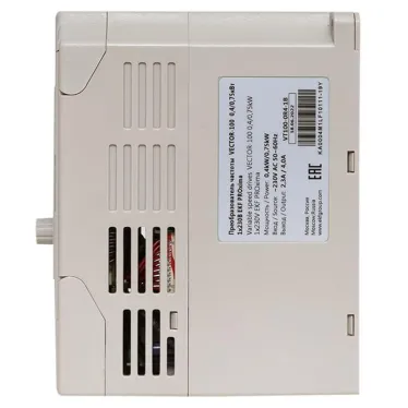 Преобразователь частоты 0.4/0.75кВт 1х230В VECTOR-100