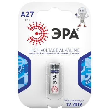 Батарейка A27-1BL SUPER Alkaline (40/160/19200)