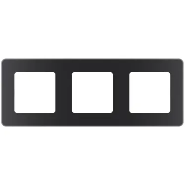 Рамка 3 поста INSPIRIA антрацит