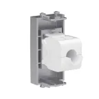 Avanti Компьютерная розетка RJ-45 без шторки модульная, кат.5е, "Avanti", Закаленная сталь, 1 модуль