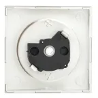 Валенсия лицевая панель розетки 1-местной б/з 10 А графит с защ. штор.