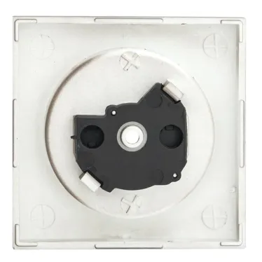 Валенсия лицевая панель розетки 1-местной б/з 10 А графит с защ. штор.