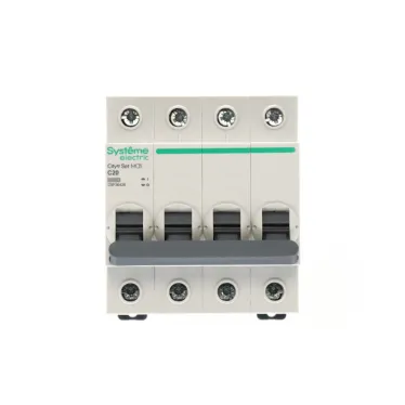 Выключатель автоматический четырехполюсный (АВ) С 20А 4P 6kA 400В City9 Set