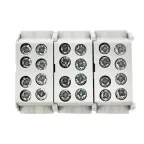 Клемма распределительная КСР с двойным винтом 2x25/2x16 серая PROxima