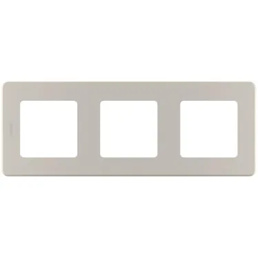 Рамка 3 поста INSPIRIA шампань