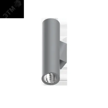 Светильник светодиодный архитектурный Gutta Twin 2x10Вт 4000К IP67 линзованный 10 градусов RAL7045 серый | V1-G1-70330-01L02-67T1040 | VARTON