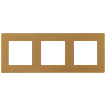 Рамка 3 поста, золото