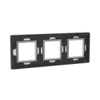 Рамка из алюминия, ''Avanti'', серая, 6 модулей