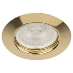Светильник штампованный MR16,12V/220V, 50W золото ST3 GD