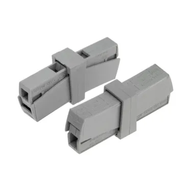 Клемма строительно-монтажная СМК 224-201 для свет-ка на 2 проводника серая 50 шт, REXANT